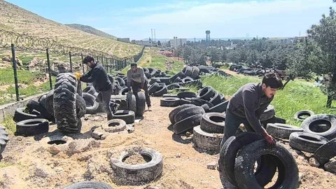 Mardin'de Atık Lastik Geri Dönüşümü