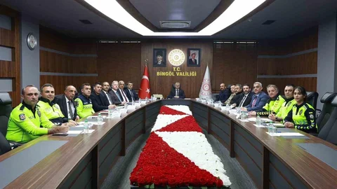 Bingöl'de Trafik Komisyonu Toplandı