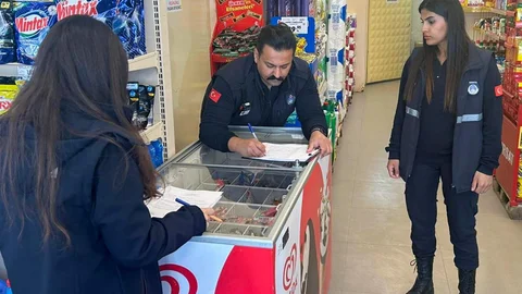 Erzincan'da Market Denetimi Yapıldı
