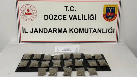 Düzce'de Uyuşturucu Operasyonu