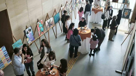 MTK Koleji Öğrencilerinin Sergisi Açıldı