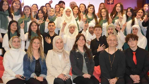 Ordu'da Öğrencilerden Mevlid-i Nebi Kutlaması