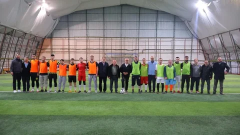Bayburt'ta Din Görevlileri Futbol Turnuvası Başladı
