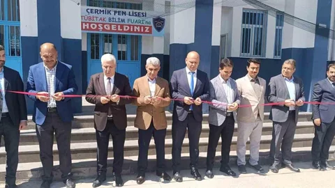 Çermik’te Bilim Fuarı Açılışı Gerçekleşti