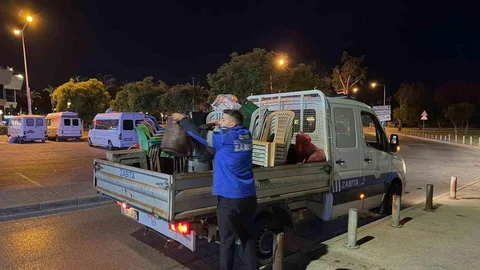 İzmir İnciraltı'nda Seyyar Satıcı Denetimi