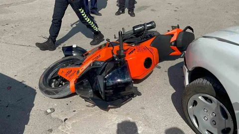 Karaman'da Motosiklet Kazası