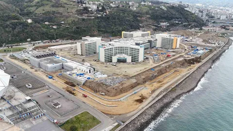 Trabzon Şehir Hastanesi Altyapı Çalışmaları Devam Ediyor