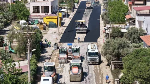 Aydın'da Akbük Yolu Yenileniyor