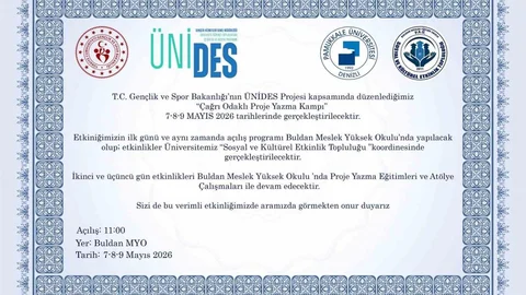 Buldan'da Proje Yazma Kampı Düzenlenecek