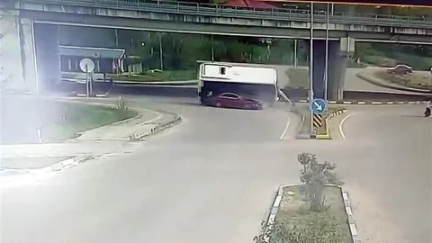 Bartın'da Otobüs Kazası Görüntüleri Yayınlandı