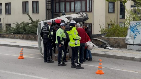 Edirne'de Ticari Araç Kazası