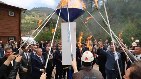Dikmen'de Doğalgaz Hizmete Girdi
