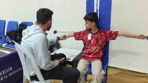 Balıkesir'de 757 Öğrenci Yetenek Sınavında Ter Döktü