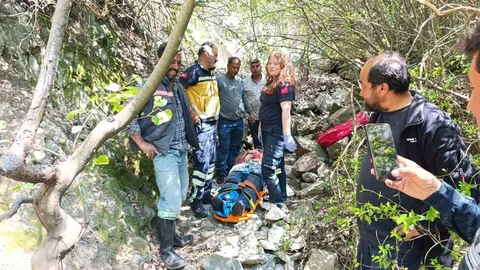 Hatay'da Uçurumdan Düşme Olayı