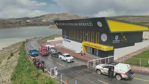 Kayseri'de Barajda Sörf Kazası