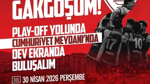 Elazığ’da Dev Ekran İzleme İmkanı