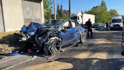 Bornova'da Tır Kazası Açıklaması