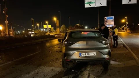 İstanbul Bakırköy'de Trafik Kazası