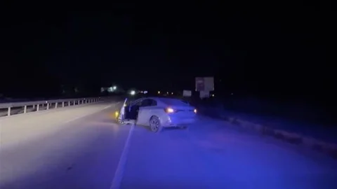 Kastamonu'da Otomobil Bariyerlere Çarptı
