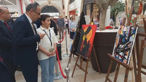 Öğrencilerin Eserleri Aydın’da Sergilendi