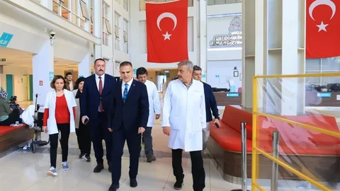 Muğla Hastanesine Vali Akbıyık Ziyareti