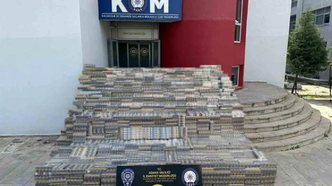 Adana'da Kaçak Sigara Operasyonu