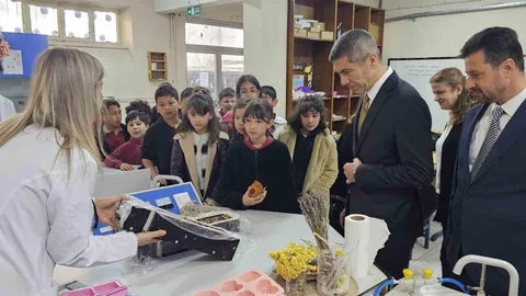 Bolu'da Öğrenciler Atık Yağları Sabuna Dönüştürdü