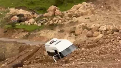 Siirt'te Heyelan Olayı