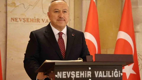 Nevşehir'de Vali Fidan'a Uğurlama Töreni