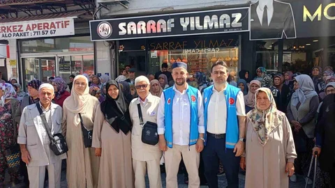 Çine'de Hacı Adayları Uğurlandı