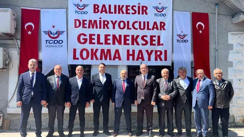 Balıkesir'de Geleneksel Lokma Hayrı Yapıldı
