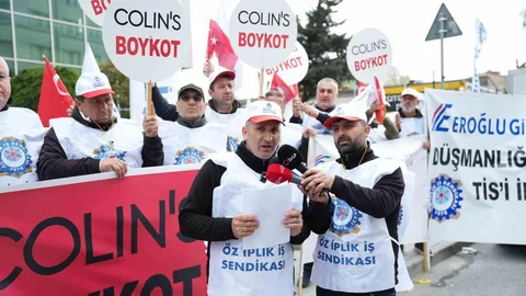 Colins Fabrikasında Grev Başladı