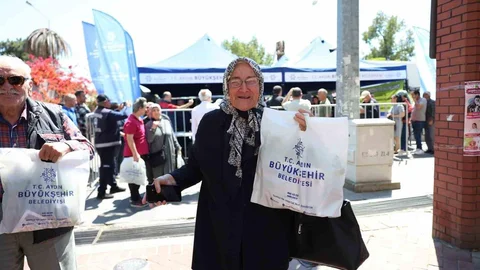 Aydın'da Fide Dağıtımı Yapıldı