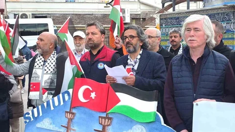 Kütahya'da Sumud Filosu'na Tepkiler Yükseldi