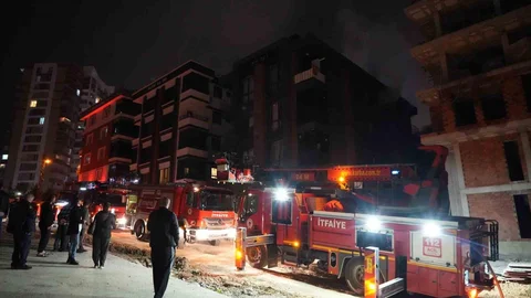Samsun'da Yangın Paniği Yaşandı