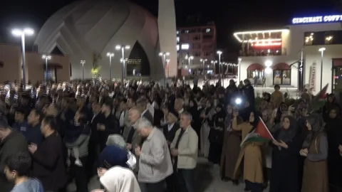 Adıyaman’da Sumud Filosu Protesto Edildi