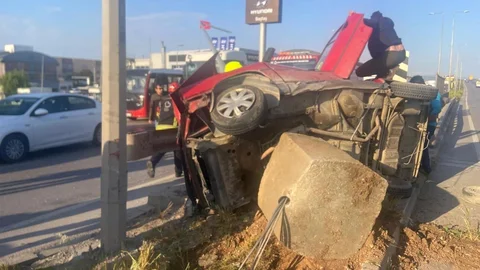 Bandırma'da Tek Taraflı Kaza