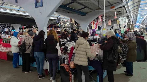 Edirne'de Balkan Pazarı Yeniden Açıldı