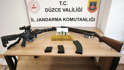 Düzce'de Havaya Ateş Açanlar Yakalandı