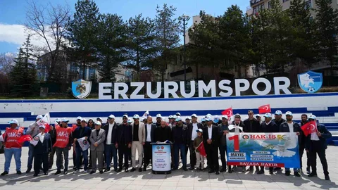 Erzurum’da 1 Mayıs İşçi Kutlaması