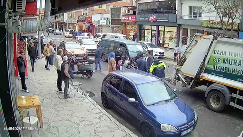 Tekirdağ'da Hafif Ticari Araç Kazası