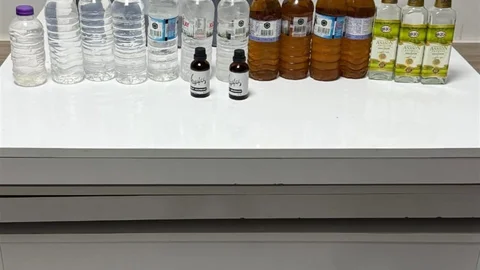 Akşehir'de Sahte Alkol Ele Geçirildi