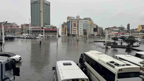 Taksim Meydanı'nda 1 Mayıs Sakinliği
