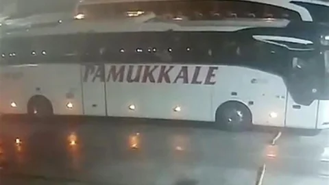 Tekirdağ'da Otobüs Kazası Görüntüleri Ortaya Çıktı
