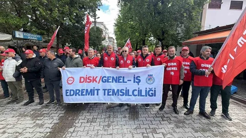 Edremit'te 1 Mayıs Coşkusu