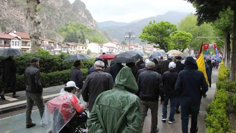 Amasya'da 1 Mayıs Yürüyüşü Yapıldı