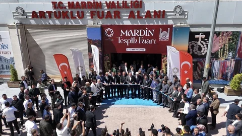 Mardin'de Tespih Fuarı Açıldı