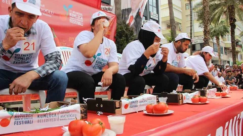 Antalya'da Acı Biber Yarışması