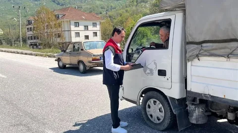 Düzce'de Hayvan Taşıma Denetimi