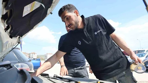 Elazığ'da Sürücülere Araç Bakım Uyarısı
